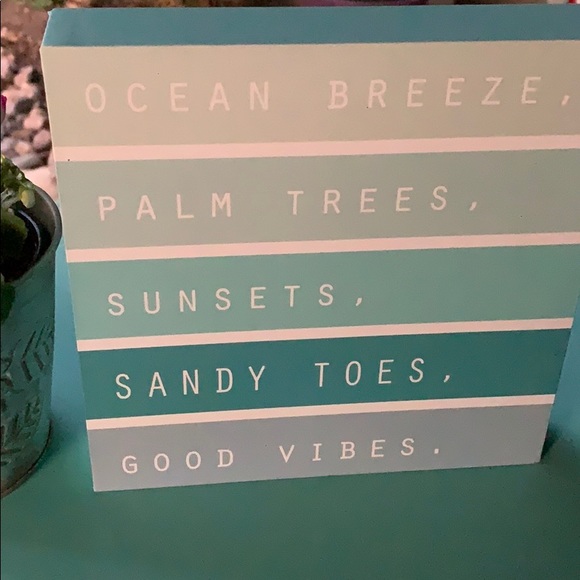 Beach wood box sign - Picture 3 of 7